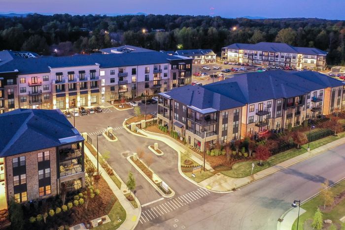 aerial view The Mill at New Holland Gainesville GA 30501