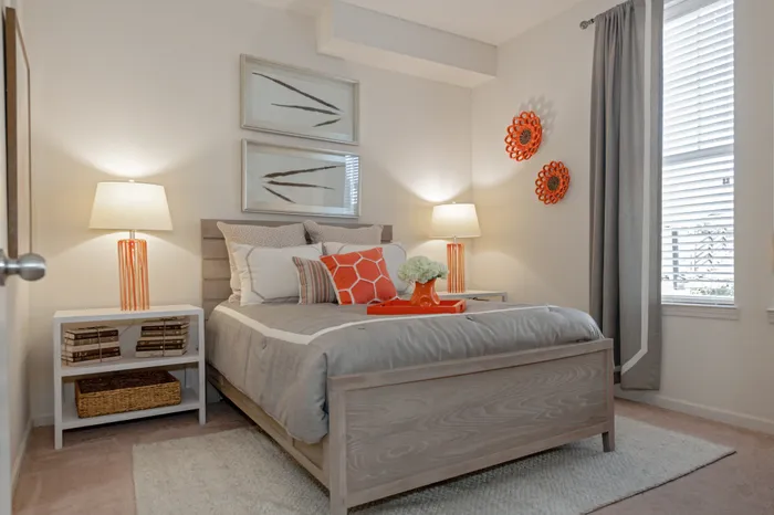 Model unit master bedroom