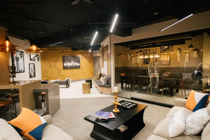 Resident lounge with private conference room
