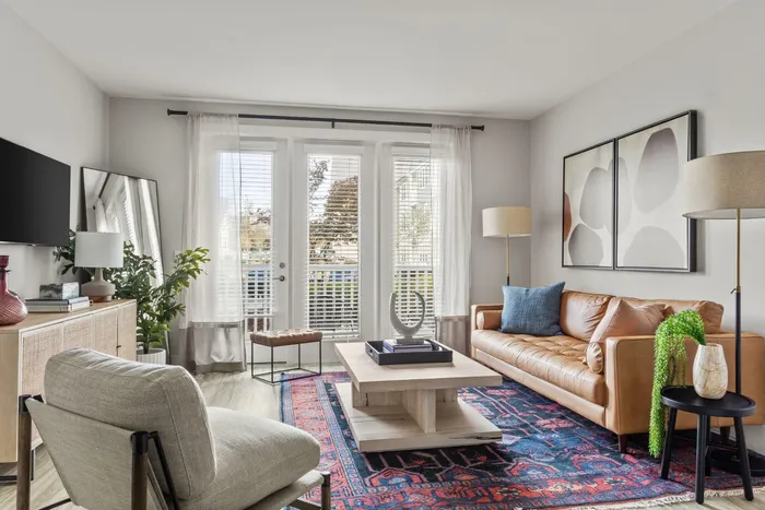 Living Room | Apartments in Matthews, NC | Chestnut Farm