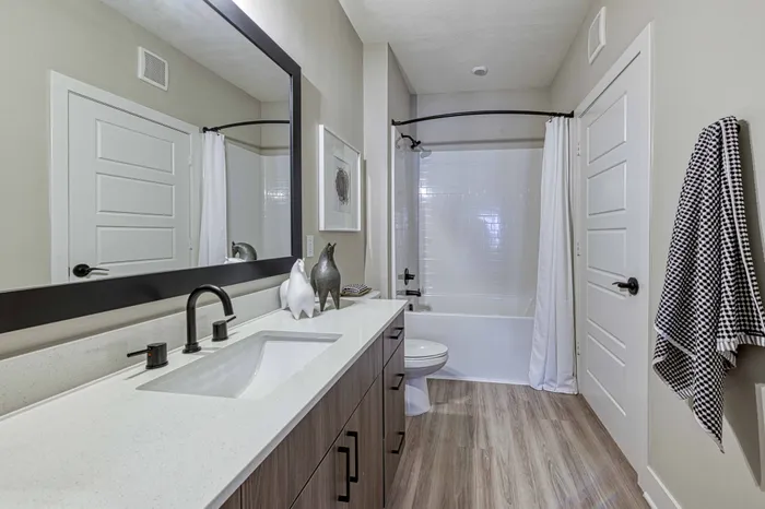 two bedroom model secondary bathroom