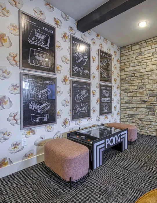 game room Encore Apartments Belton MO