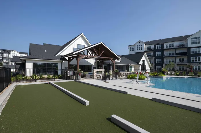 bocce ball court Encore Apartments Belton MO