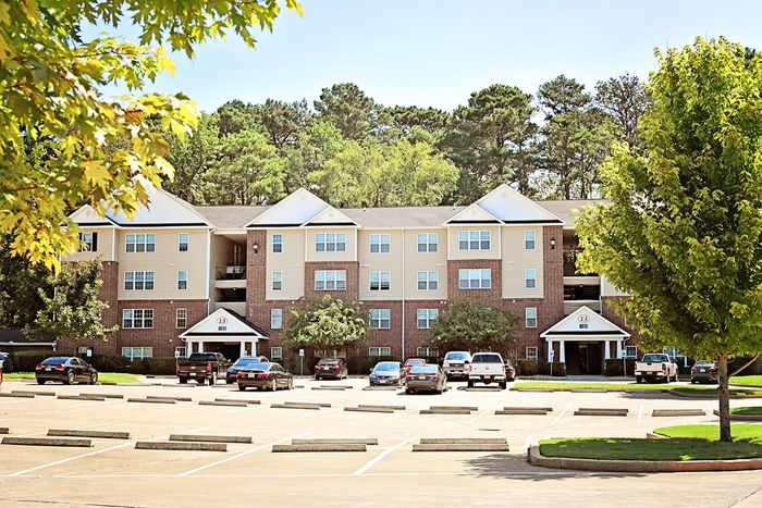 Exterior view of apartment and grounds