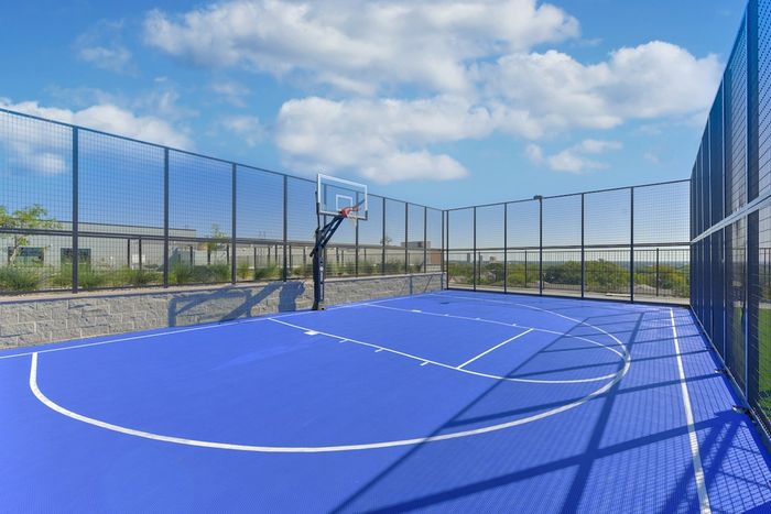 Rooftop Basketball Court