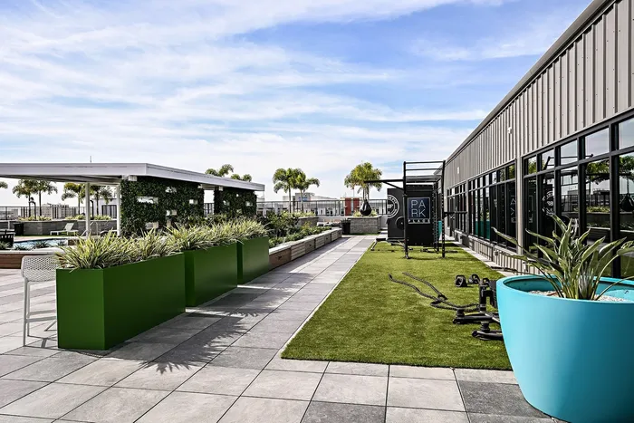 Rooftop Fitness Area
