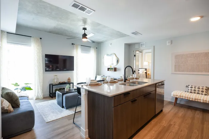 Living Room & Kitchen