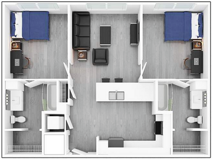 2 Bedroom