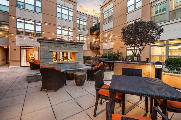 Northgate outdoor fireplace lounge