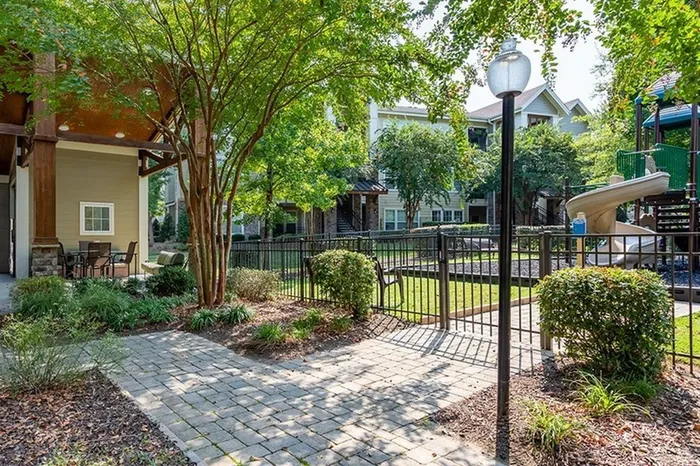 Courtyard and playground