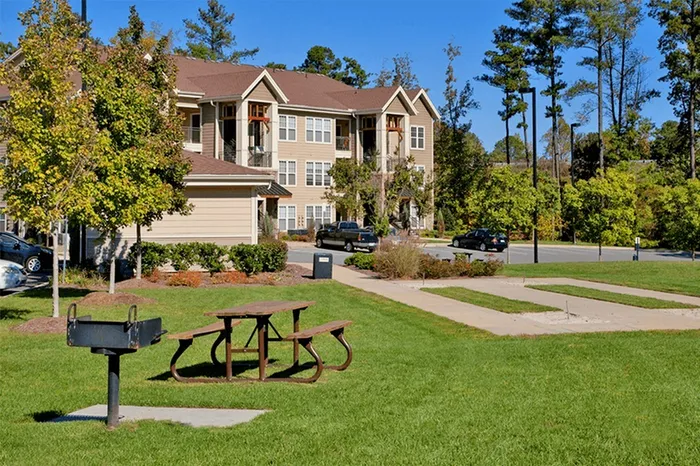 BBQ picnic area and horseshoe pit