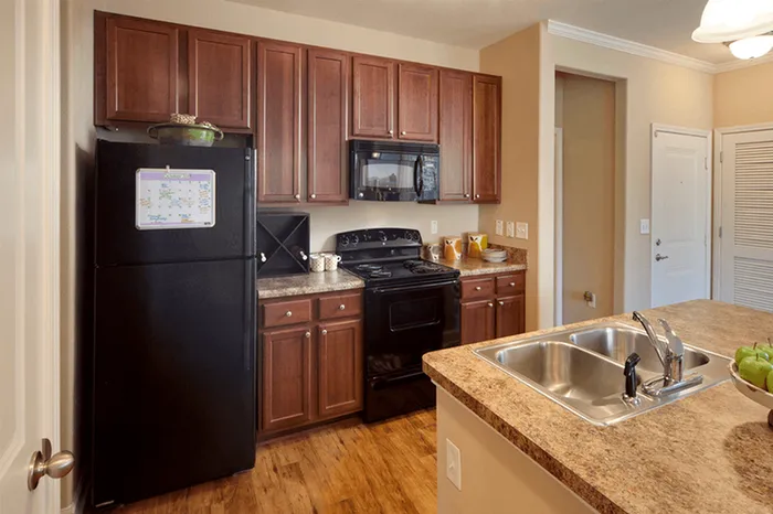 Model apartment kitchen