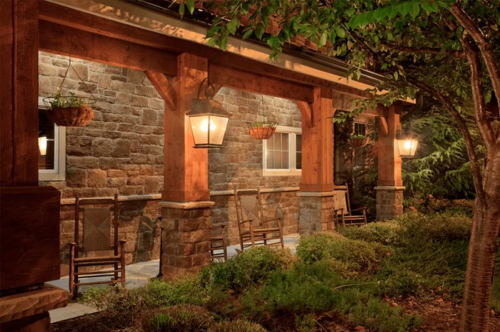 Clubhouse porch