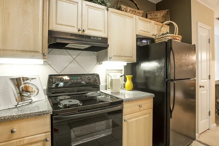Model apartment kitchen