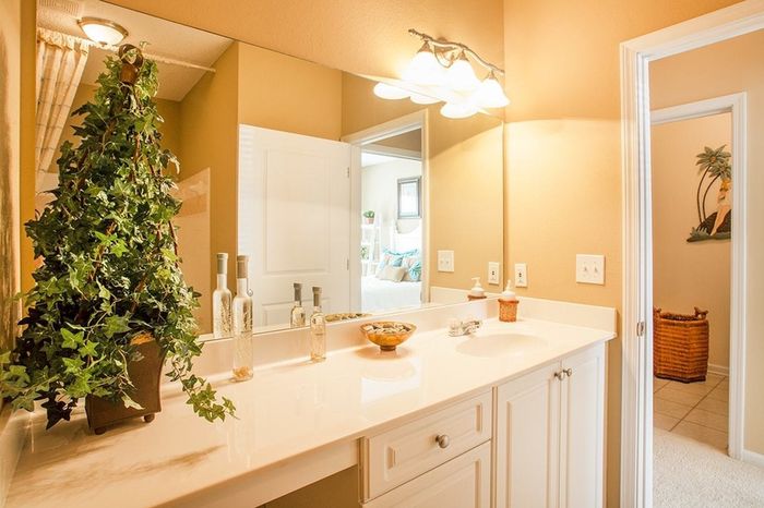 Model apartment bathroom