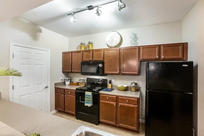 Model apartment kitchen