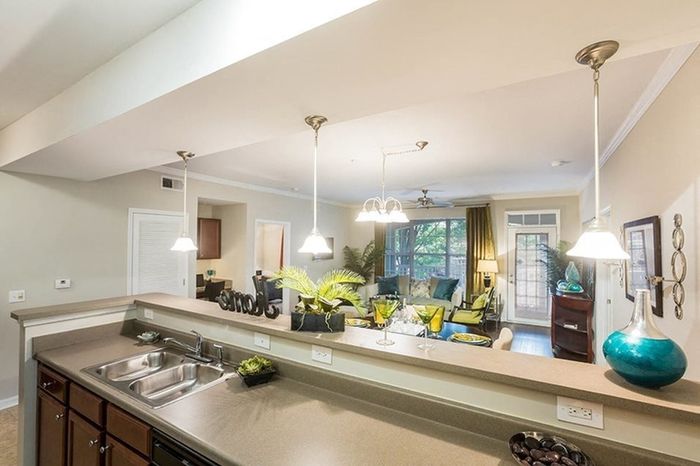 Model apartment kitchen