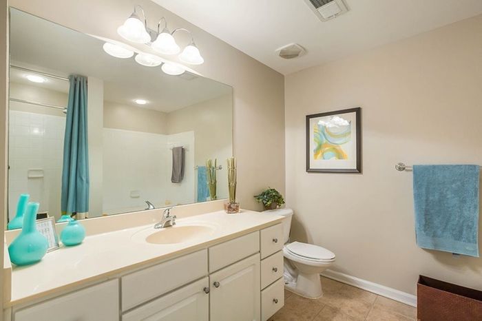 Model apartment bathroom