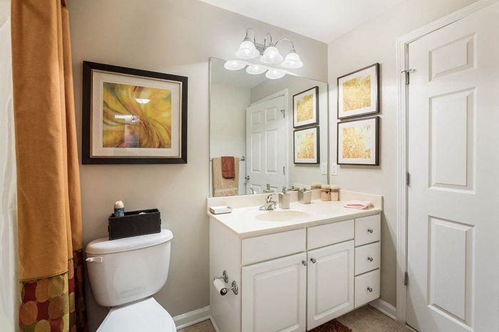 Model apartment bathroom