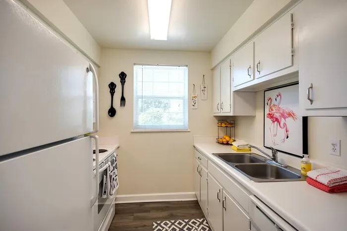 Model apartment kitchen