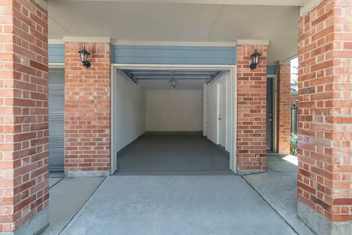 Model apartment garage