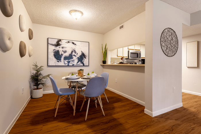 Apartment dining area