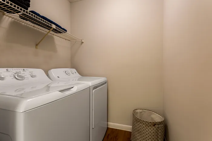Apartment utility room