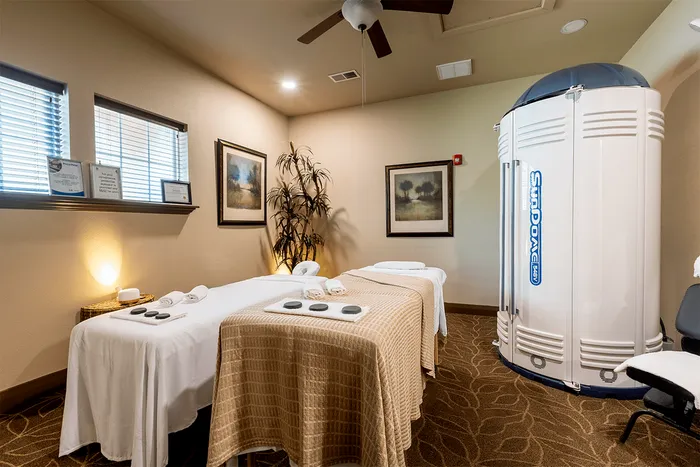 Spa with Tanning Bed