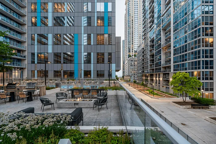 terrace and barbeque grills