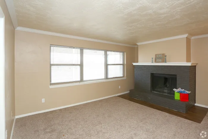 Living Room with Fireplace