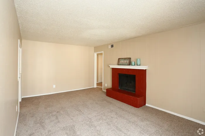 Living Room with Fireplace