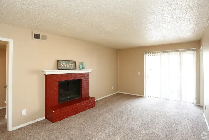 Living Room with Fireplace
