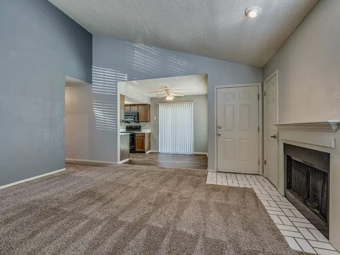 Living Room with Fireplace