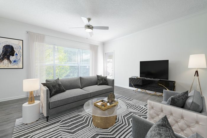 The Brooke Apartments in Atlanta, GA | apartment living room