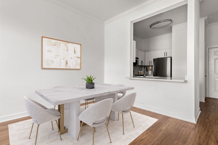 apartment dining space
