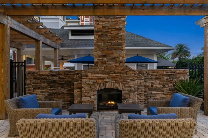 Fire Place | Venue at Lakewood Ranch FL Apartments