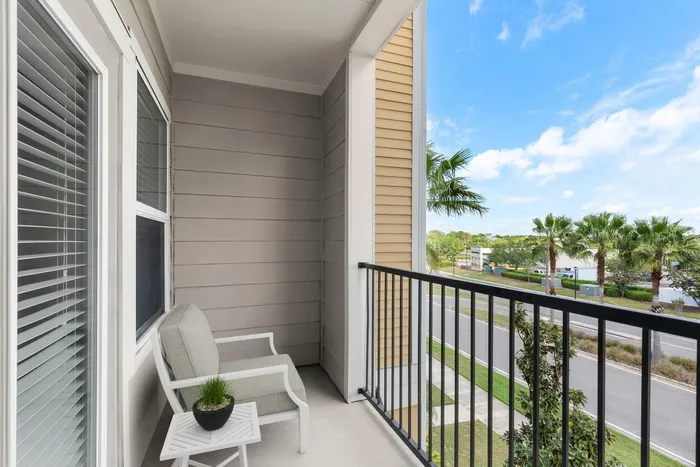Patio | Venue at Lakewood Ranch FL Apartments