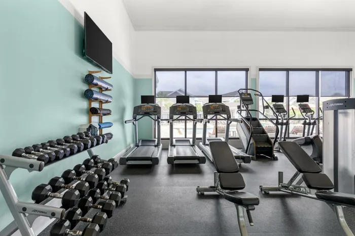 Gym | Luxe Lakewood Ranch FL Apartments