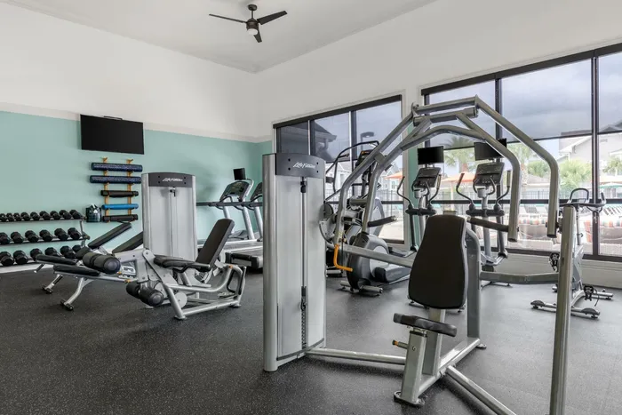 Gym | Luxe Lakewood Ranch FL Apartments