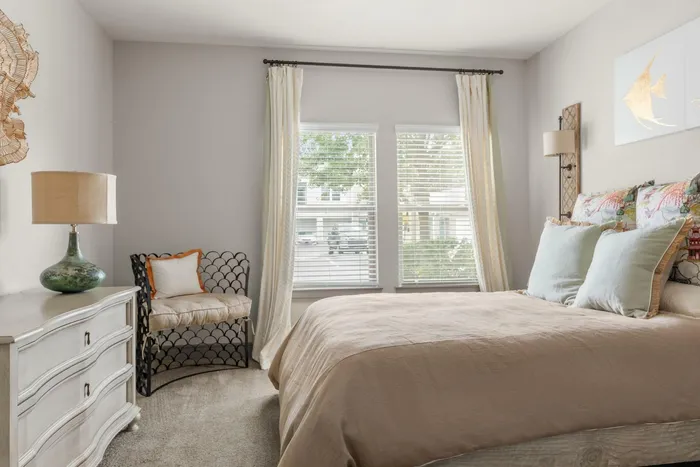 Bedroom | Luxe Lakewood Ranch FL Apartments