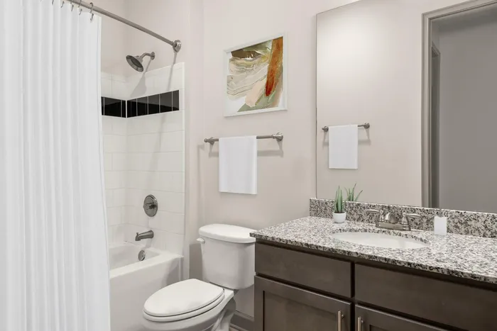 Bathroom | Aldridge at Town Village | Marietta GA Apartments Near KSU