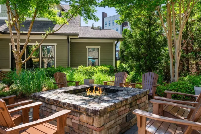 Fire Pit | Aldridge at Town Village | Marietta GA Apartments Near KSU