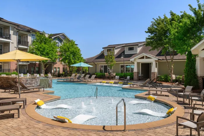 Pool Daytime | Aldridge at Town Village | Marietta GA Apartments Near KSU