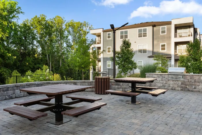 Picnic Tables | The Anson | Nashville TN Apartments