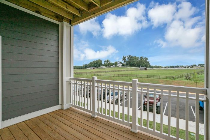 Patio with View of Pasture