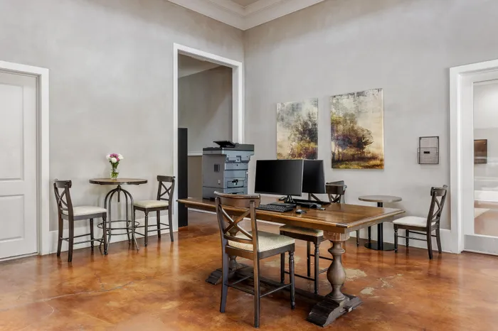 Business Center and Resident Lounge