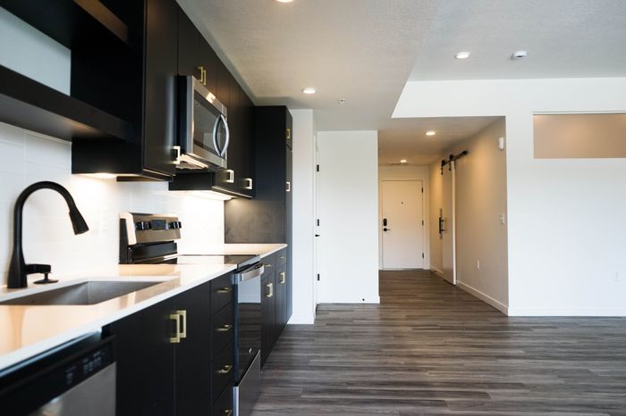 343 apartments for rent slc 1 bed floorplan 3 kitchen angled