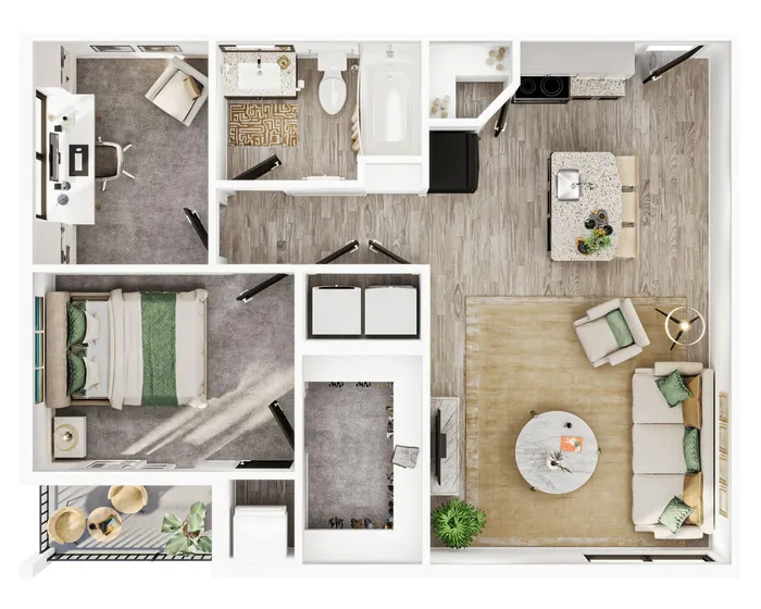 1 Bed Plus Bonus