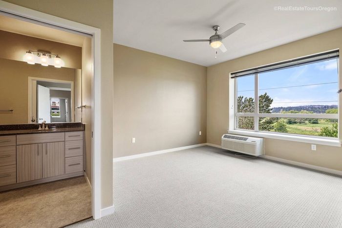 Primary Bedroom and Bath | Apartments in Salem OR | South Block