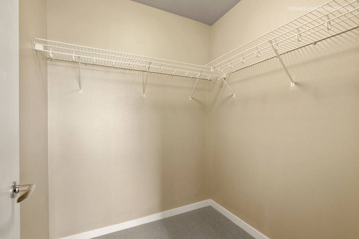 Walk-In Closets with Build-In Shelves | Salem Oregon Apartments for Rent | South Block
